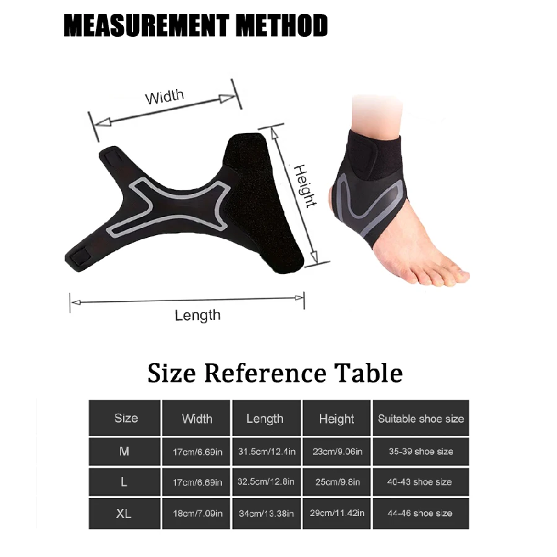 1 Unidade de Suporte de Tornoz - Ankle Brace Sock avaliação e preço