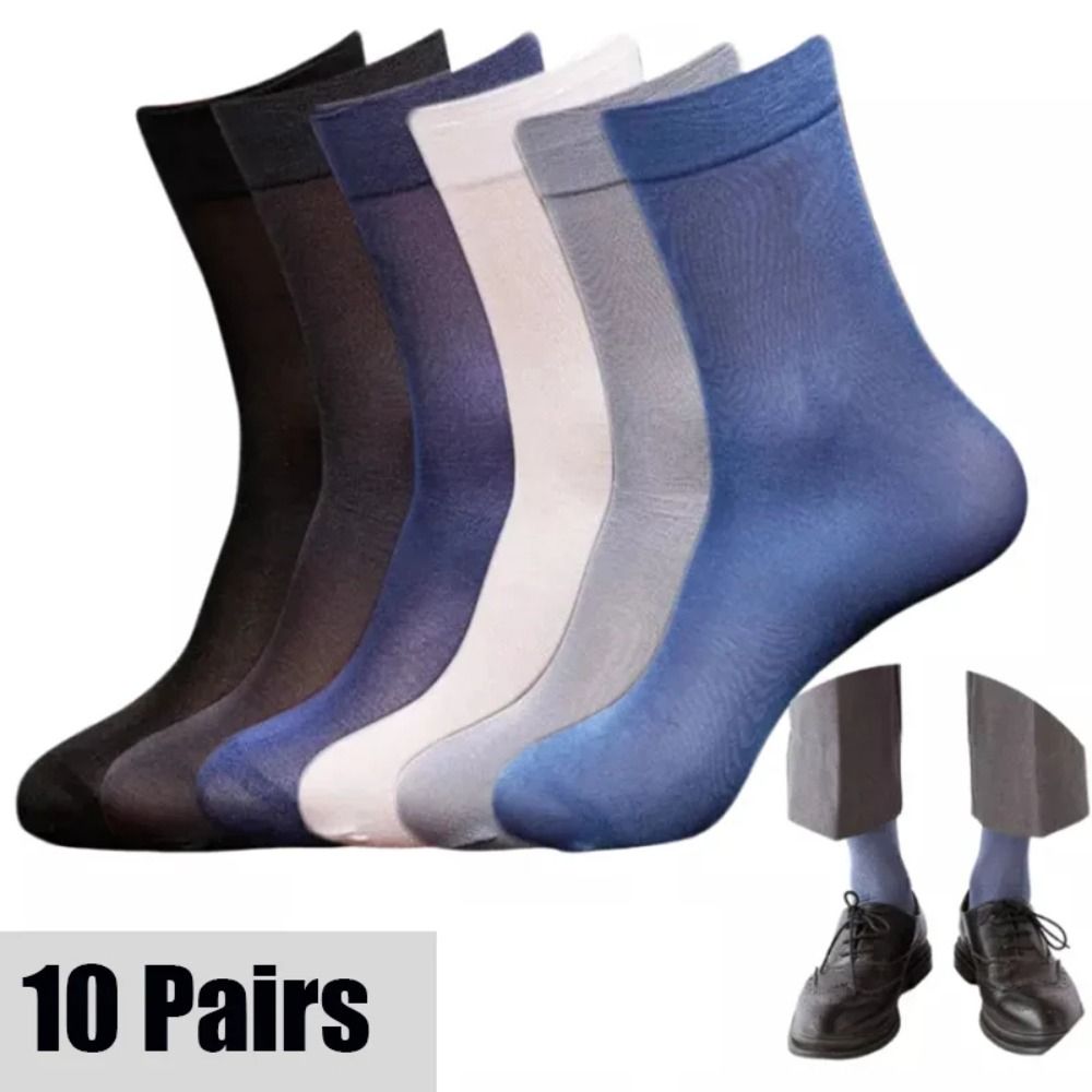 10 pares moda respirável mascu - Silk Sock Bamboo avaliação e preço